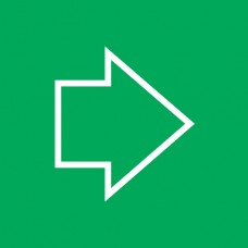 894460 - Green right indicator decal suit 444 series switch. (1pc)